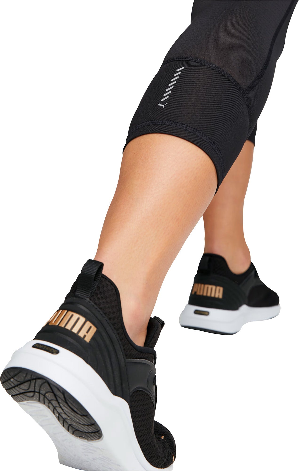 Puma Favourite 3/4 Capri Womens Running Tights - Black