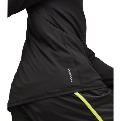 Puma Run Cloudspun Half Zip Long Sleeve Mens Running Top - Black