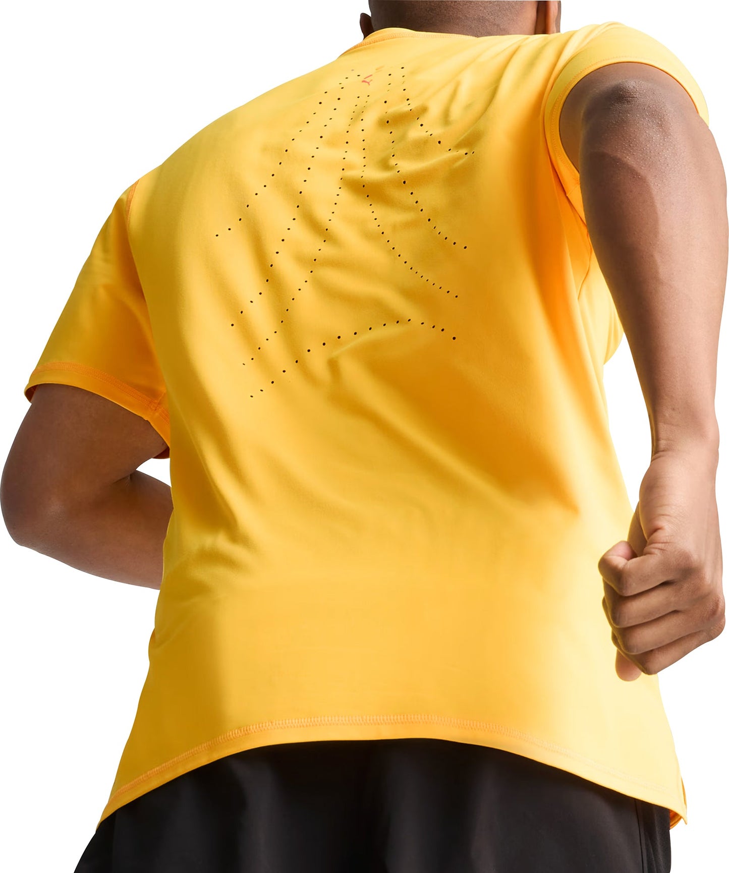 Puma Cloudspun Short Sleeve Mens Running Top - Orange