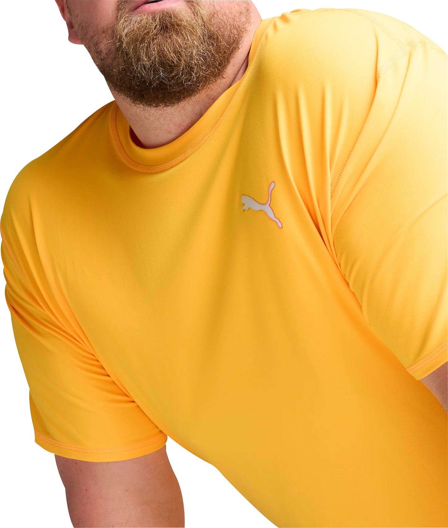 Puma Cloudspun Short Sleeve Mens Running Top - Orange