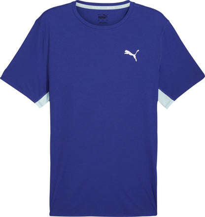 Puma Run Favourite Short Sleeve Mens Running Top - Blue