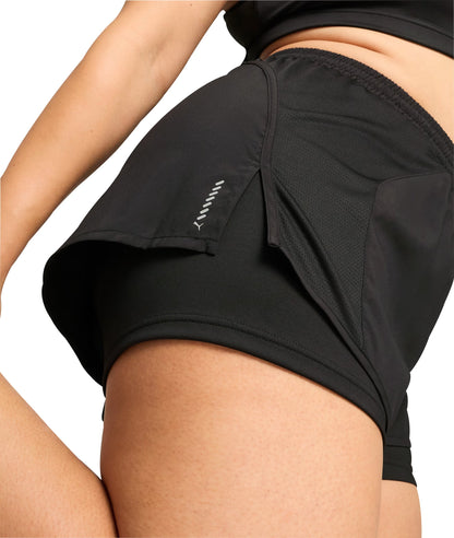 Puma Run Favourite Velocity 2 in 1 Womens Running Shorts - Black