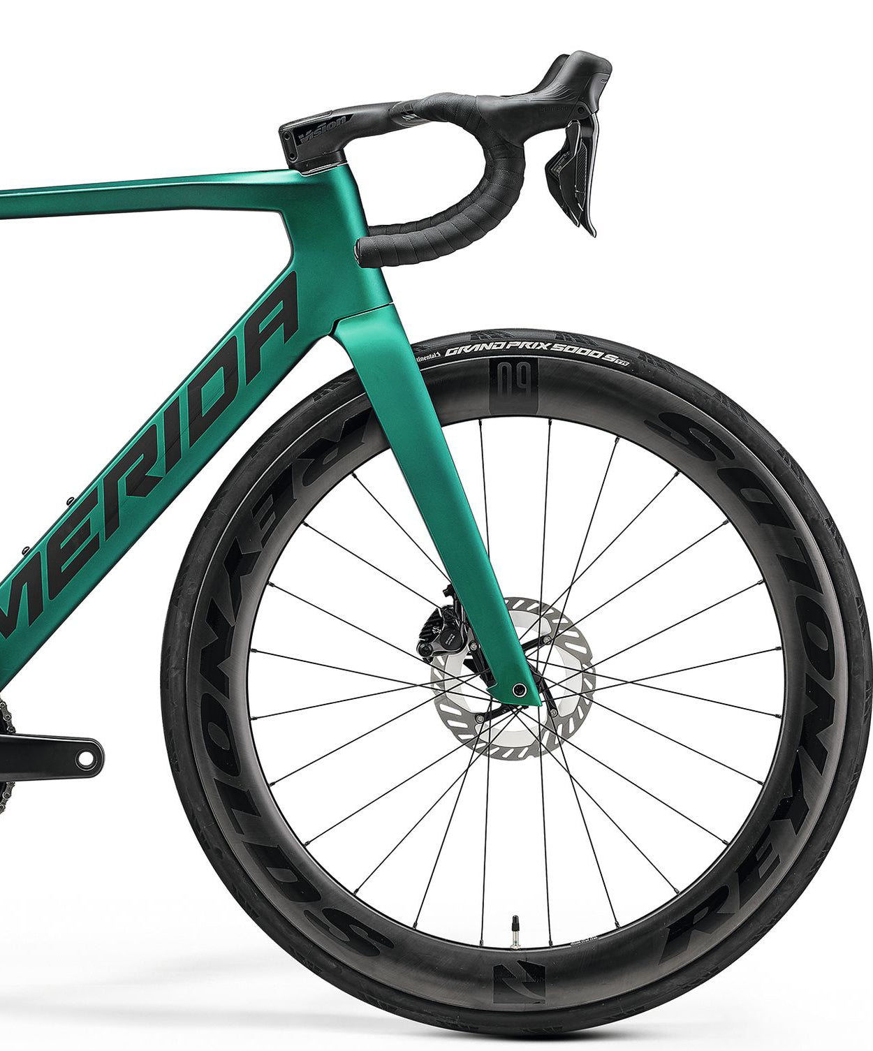 Merida Reacto 8000 Carbon Road Bike 2025 - Green