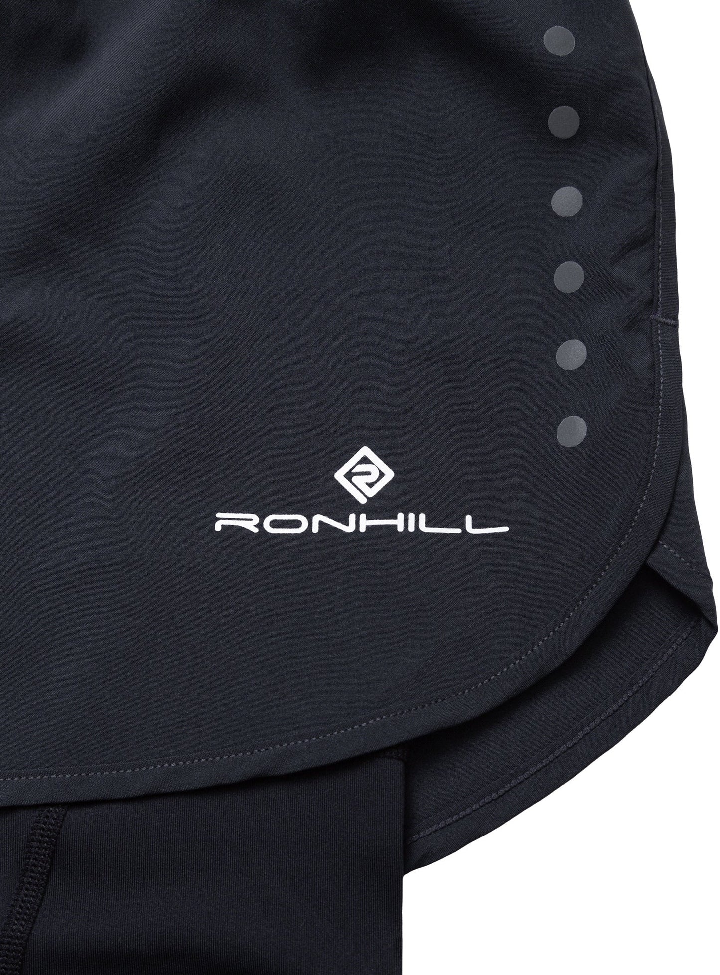 Ronhill Core Twin 2 in 1 Womens Running Shorts - Black