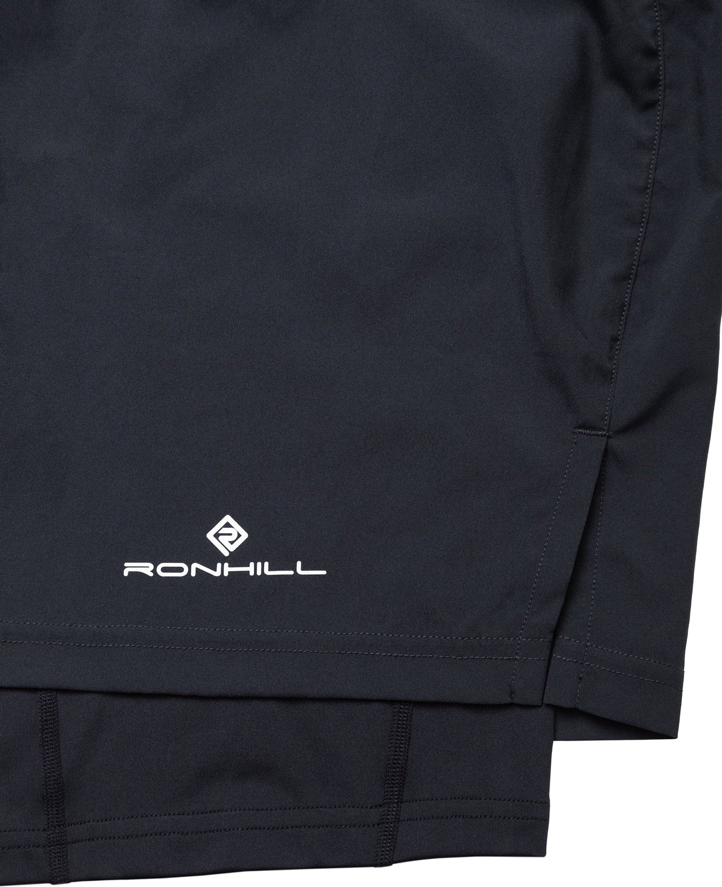 Ronhill Core Twin 2 in 1 Mens Running Shorts - Black