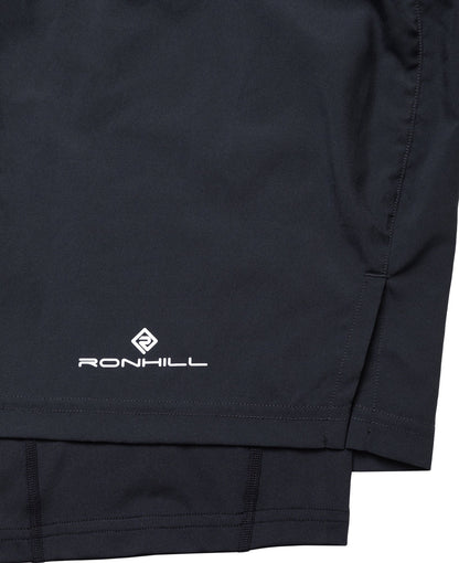 Ronhill Tech Twin 2 in 1 Mens Running Shorts - Black