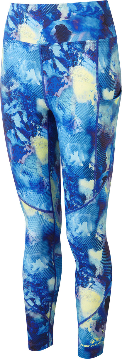 Ronhill Tech Womens 7/8 Running Tights - Blue