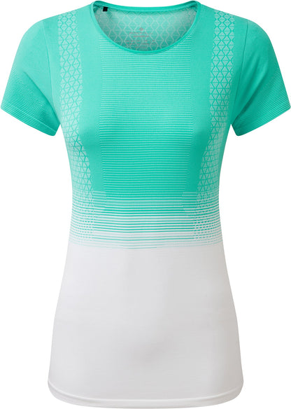 Ronhill Tech Marathon Short Sleeve Womens Running Top - Green