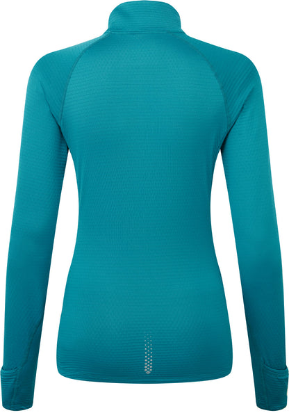 Ronhill Tech Winter Half Zip Long Sleeve Womens Running Top - Blue