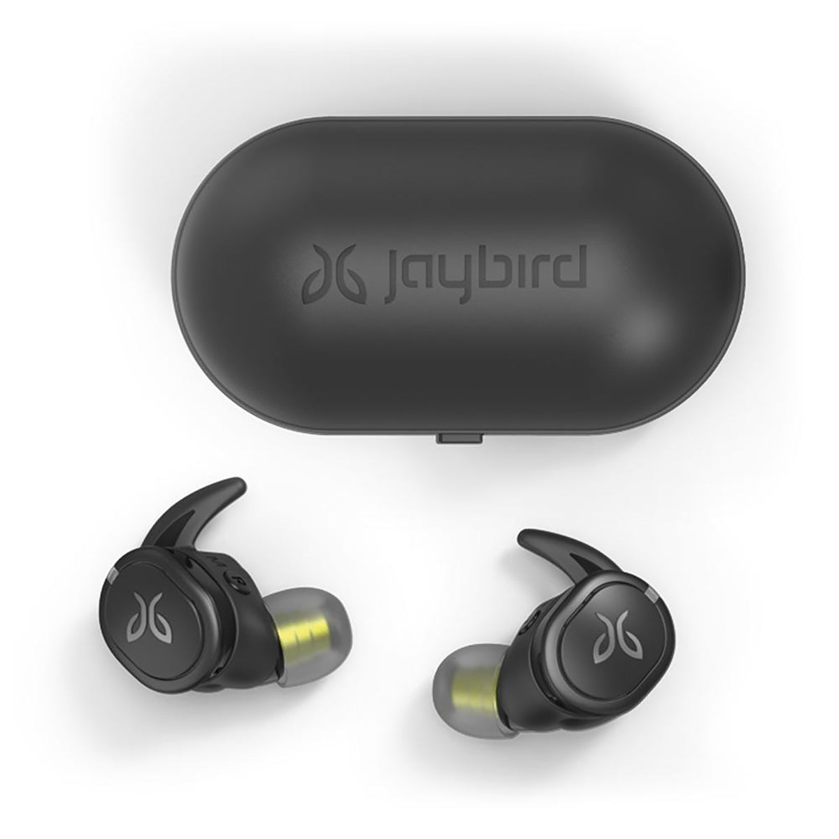 Jaybird RUN XT True Wireless Headphones — Black - Flash — Front View