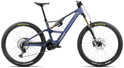 Orbea Rise LT M10 Carbon Electric Full Suspension Mountain Bike 2025 - Tanzanite Carbon View