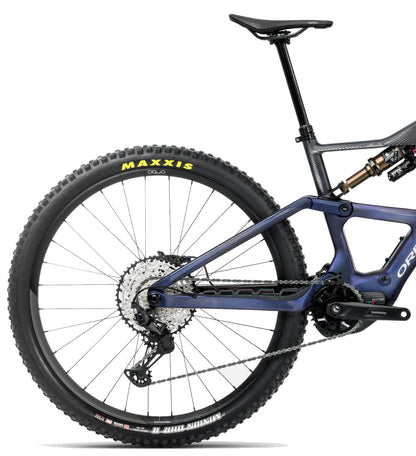 Orbea Rise LT M10 Carbon Electric Full Suspension Mountain Bike 2025 - Tanzanite Carbon View