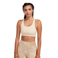 Alwrld ALRN Crop Bra — White Sand — Size XSmall — Front View