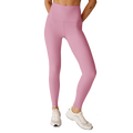 Beyond Yoga Spacedye Caught In The Midi Hw Legging — Pink Haze Heather — Size XSmall — Front View