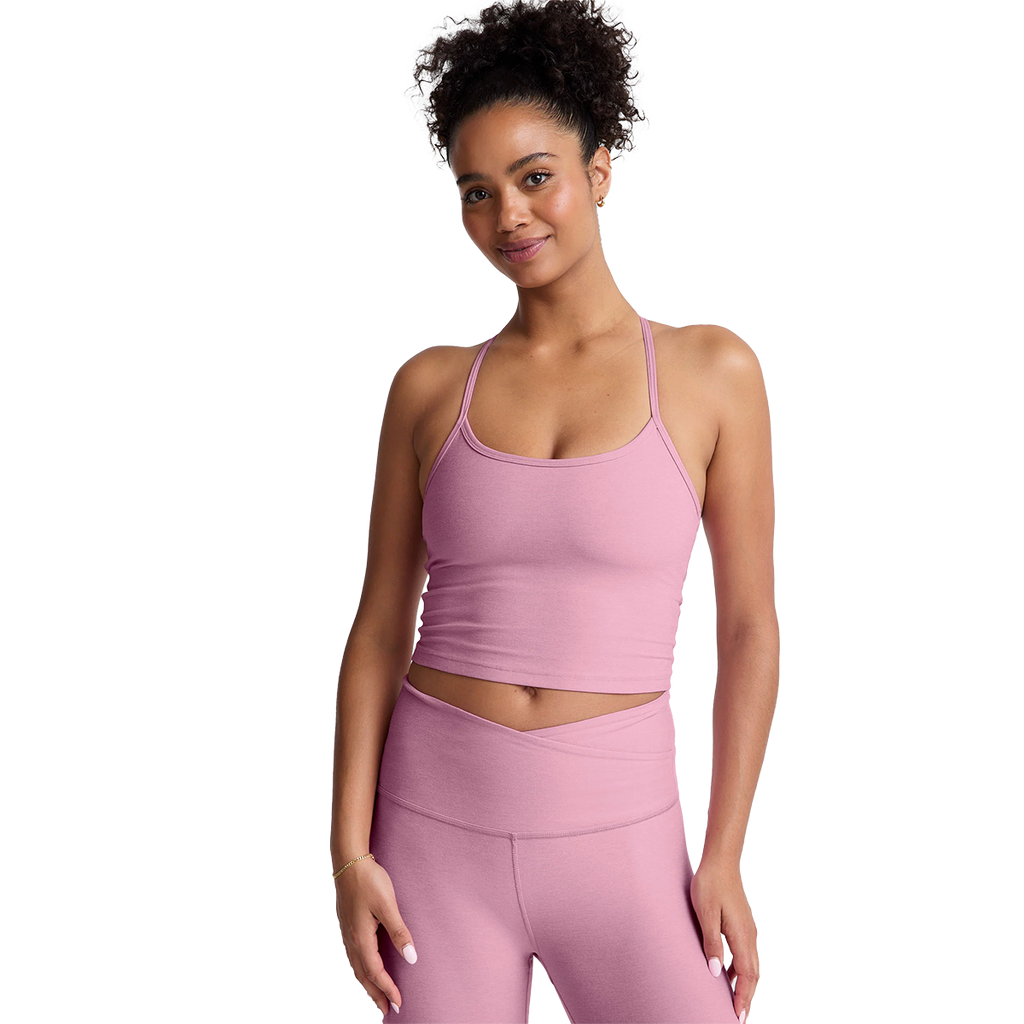 Beyond Yoga Spacedye Slim Racerback Cropped Tank — Nocturnal Navy — Size XSmall — Alternate View 7
