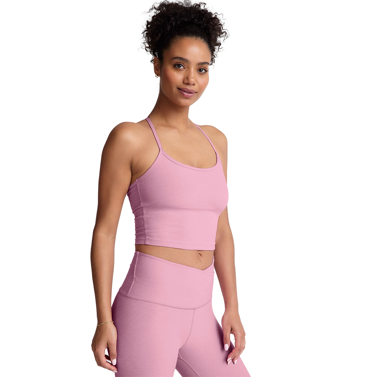 Beyond Yoga Spacedye Slim Racerback Cropped Tank — Nocturnal Navy — Size XSmall — Alternate View 8