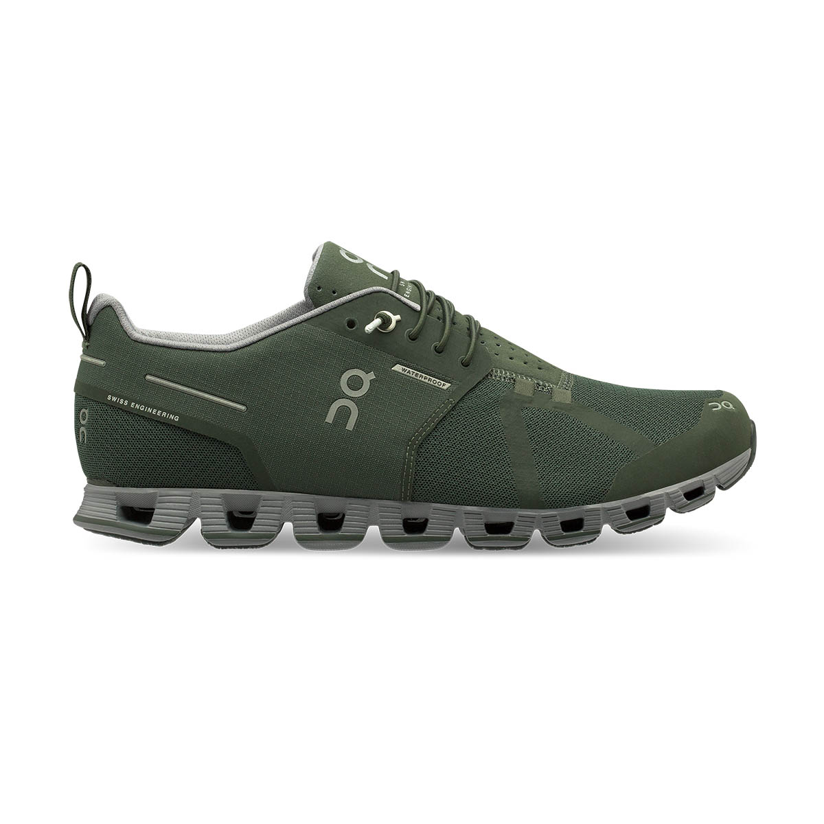 ON Cloud Waterproof — Black - Lunar — Size D — Width 10.5 — Lifestyle View