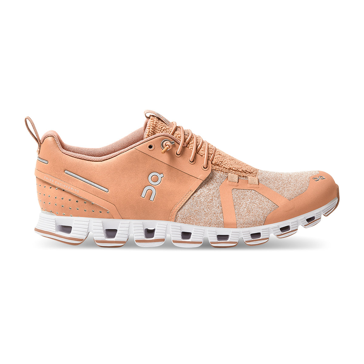 On Cloud Terry — Silver — Size B — Width 10.5 — Front View
