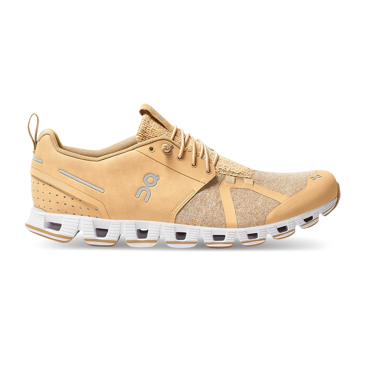 On Cloud Terry — Silver — Size D — Width 9.5 — Front View