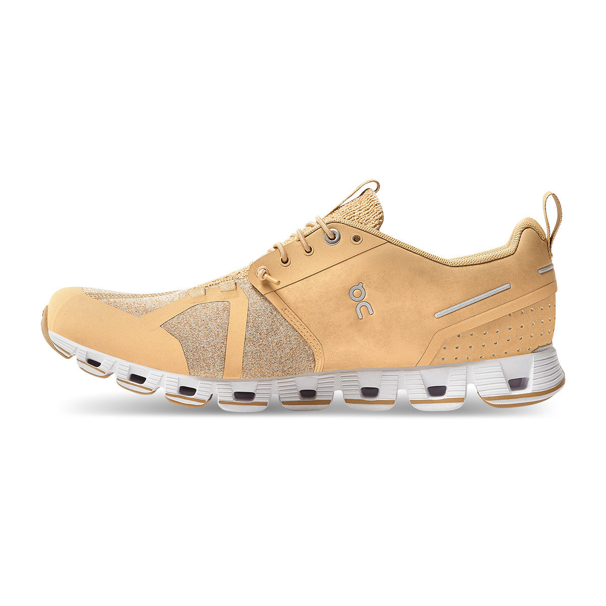 On Cloud Terry — Silver — Size D — Width 9.5 — Side View