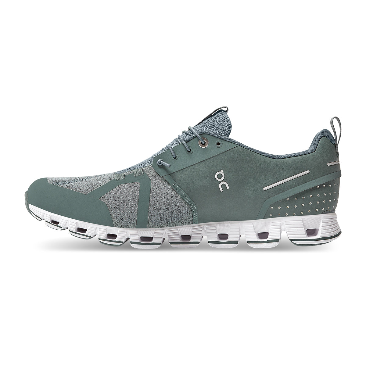 On Cloud Terry — Silver — Size D — Width 9.5 — Lifestyle View