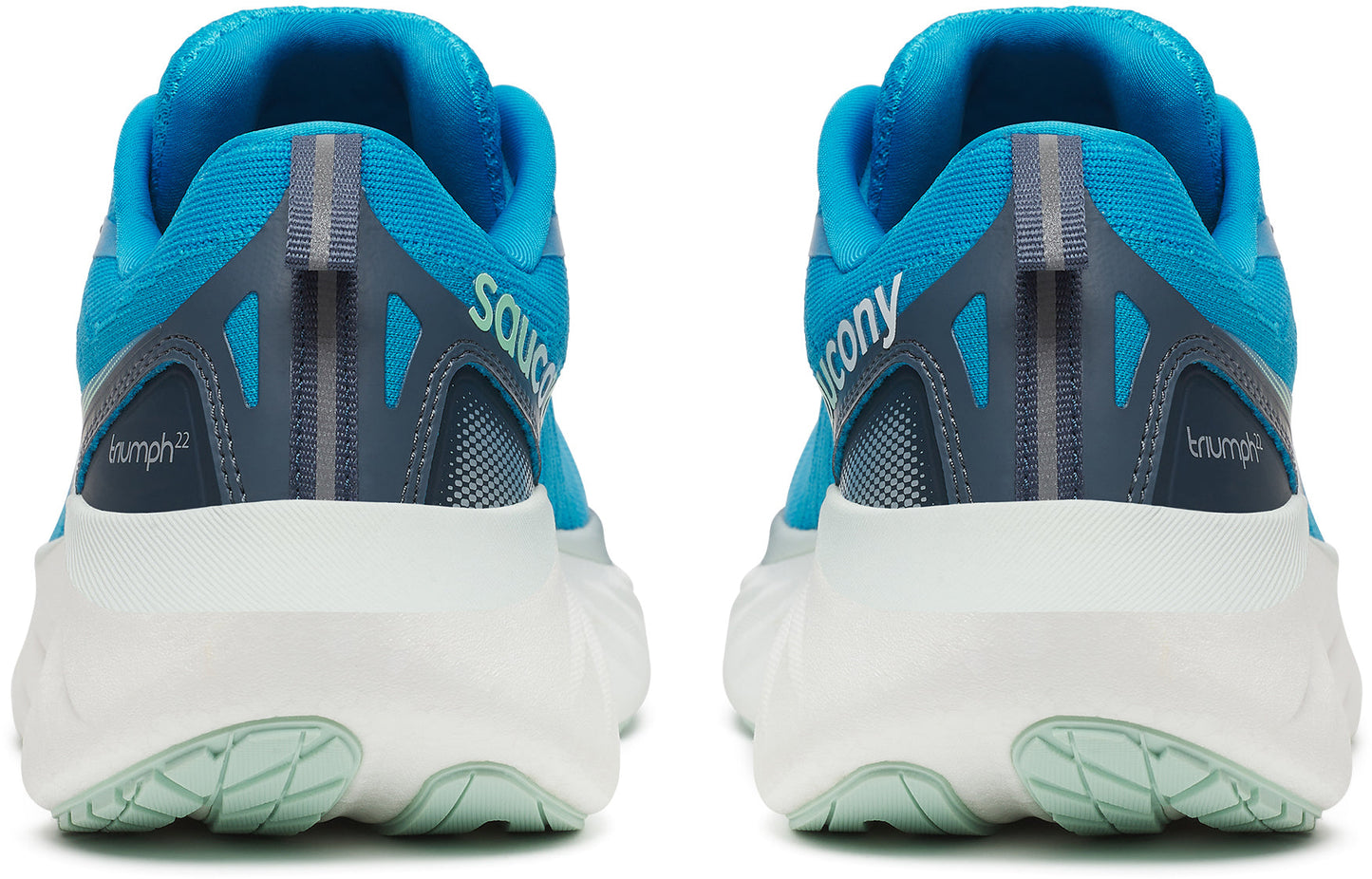 Saucony Triumph 22 Womens Running Shoes - Blue