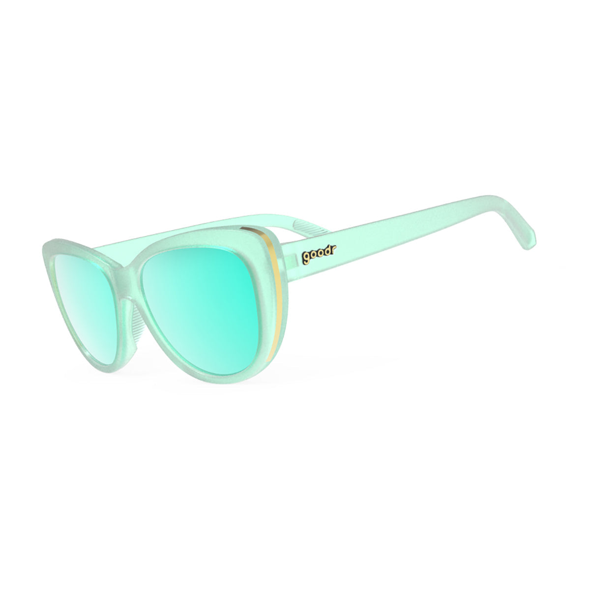 Goodr Runway Sunglasses — Black - Gold — Size One Size — Alternate View 23