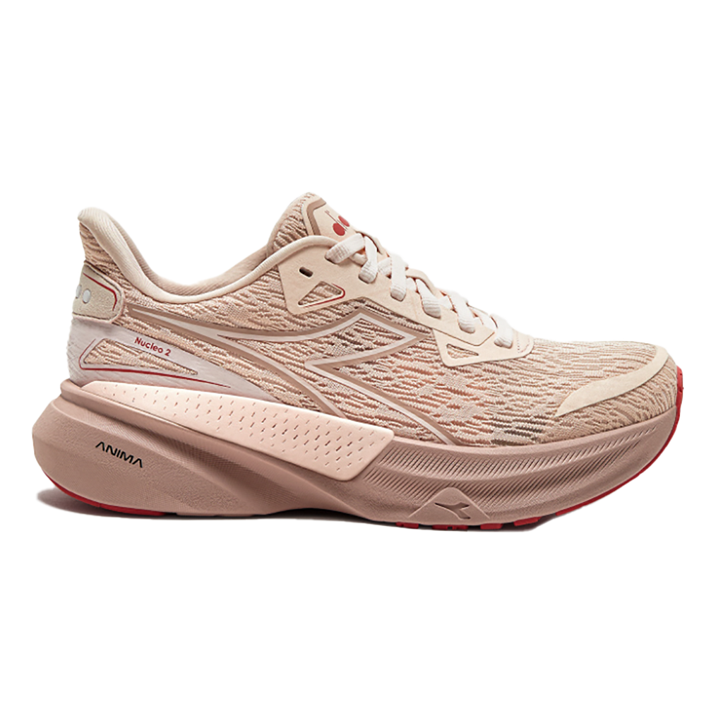 Diadora Nucleo 2 — Whisper White - Pink Frosti — Size B — Width 10 — Alternate View 20