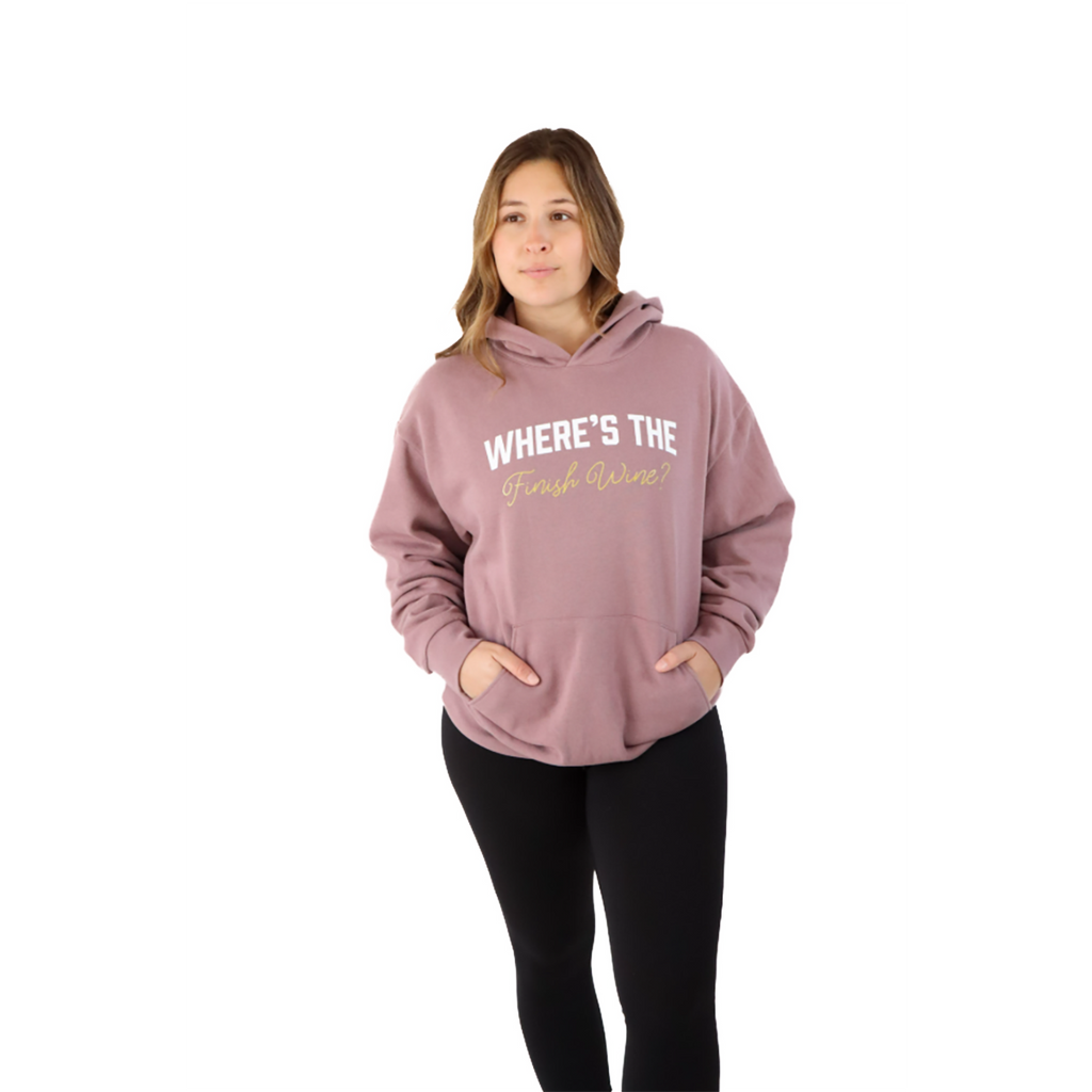 Pep & BB IND280 Pullover Hoodie — Wheres The Finish Wine — Size XSmall — Front View