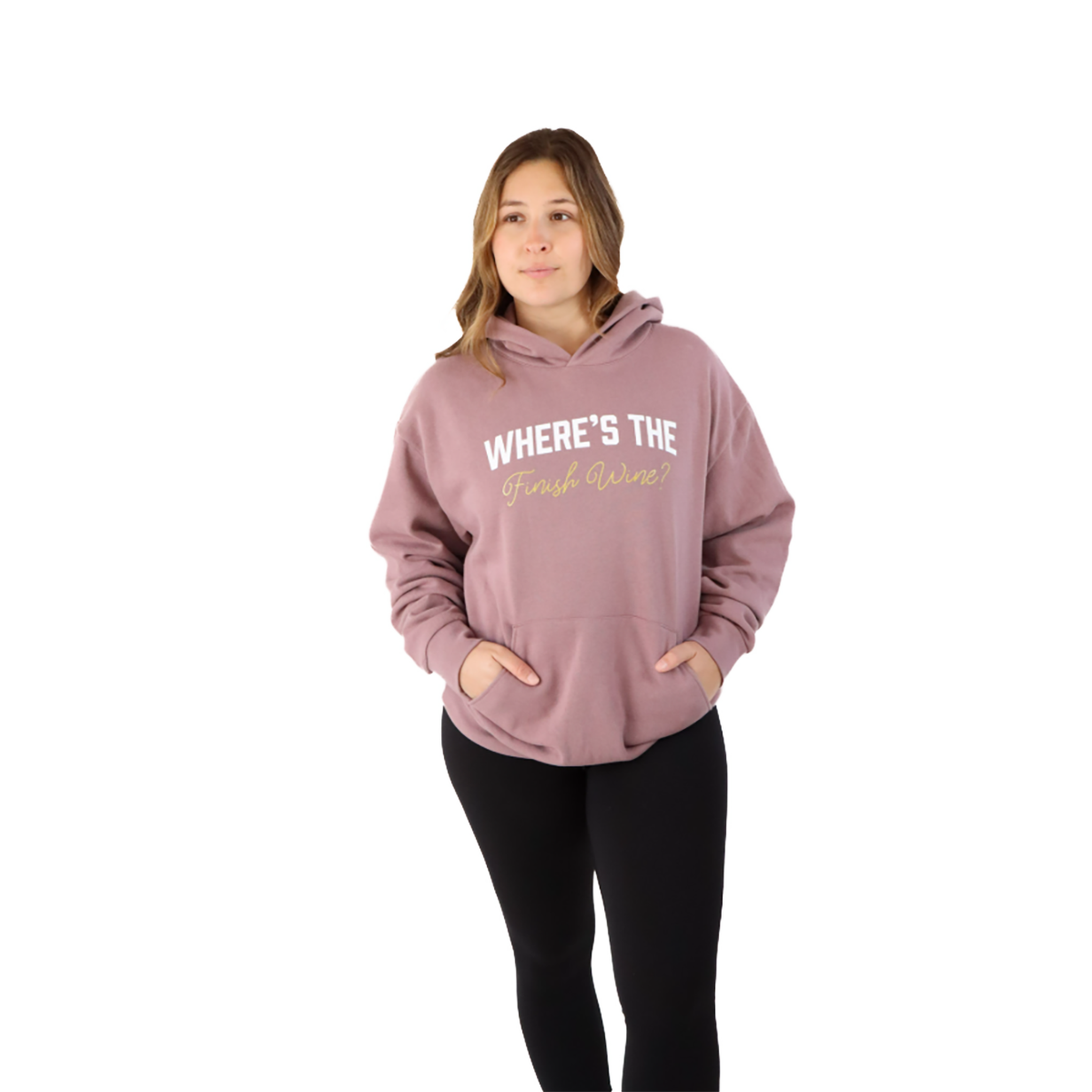 Pep & BB IND280 Pullover Hoodie — Wheres The Finish Wine — Size XSmall — Front View