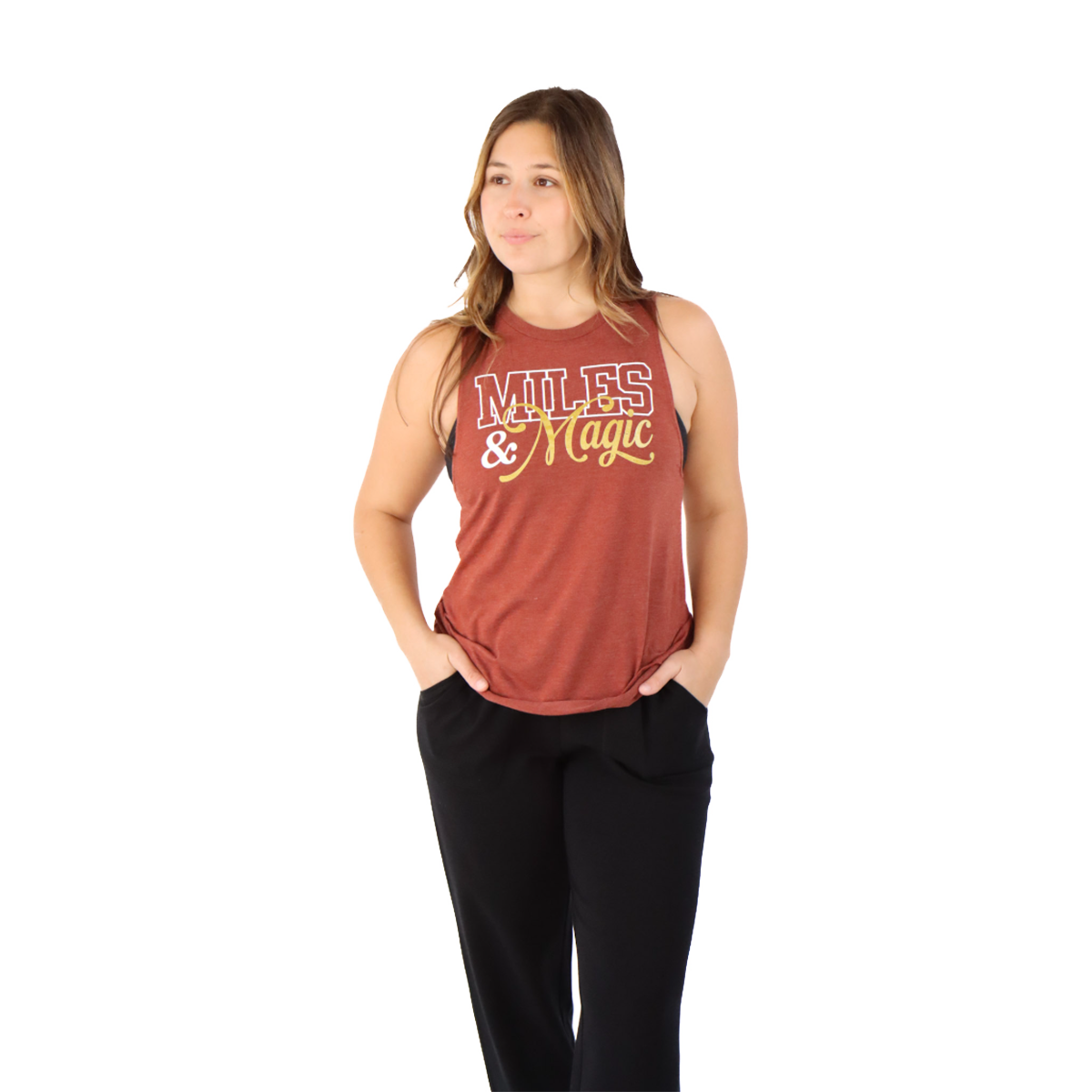 Pep & BB Perfect Tri Muscle Tank — Feast Mode — Size Small — Lifestyle View