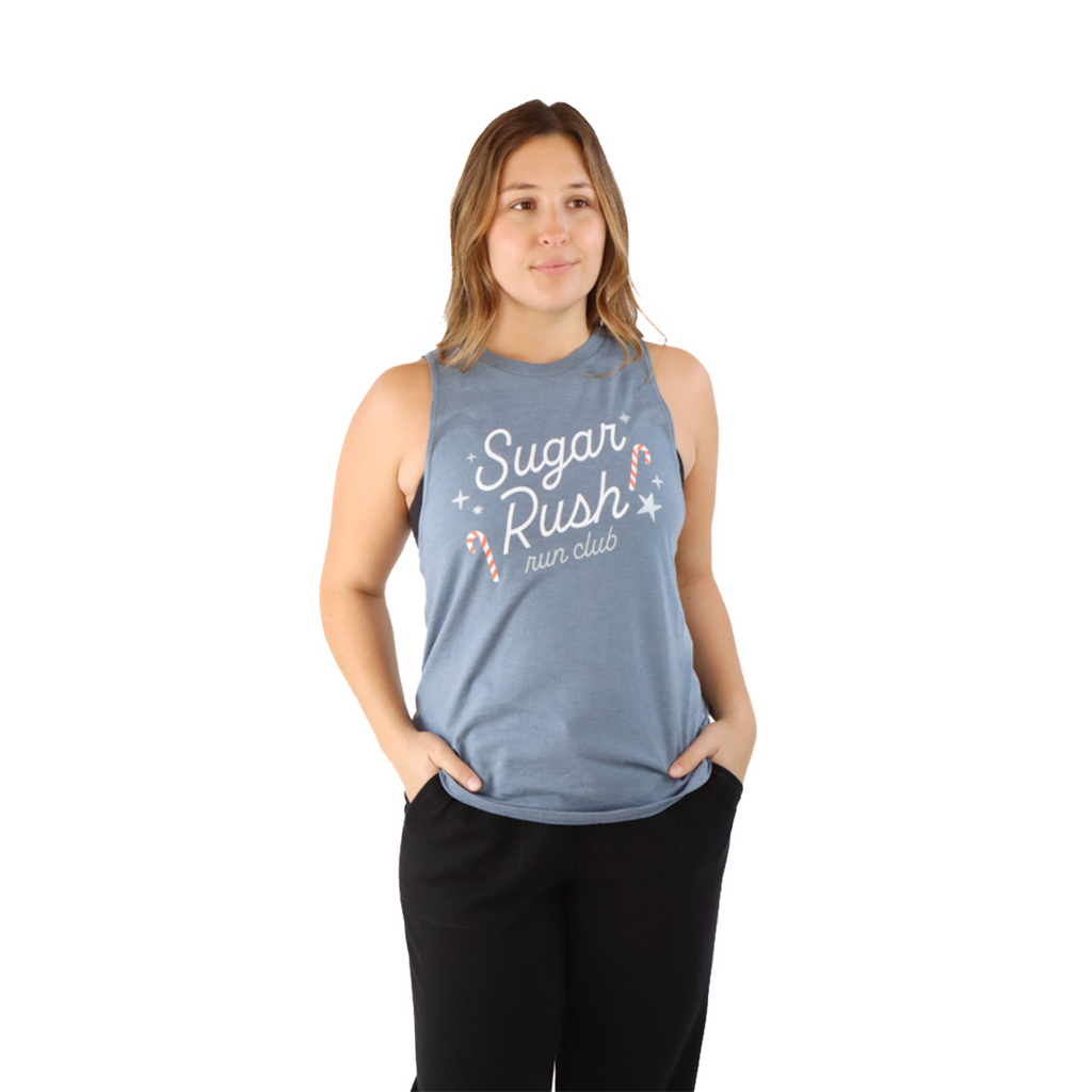 Pep & BB Perfect Tri Muscle Tank — Feast Mode — Size Small — Front View