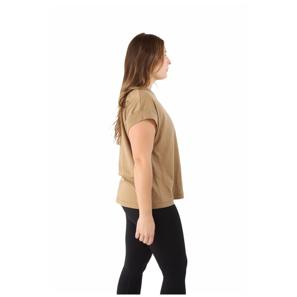Pep & BB LAT Crop Short Sleeve — Champagne Problems — Size XSmall — Side View
