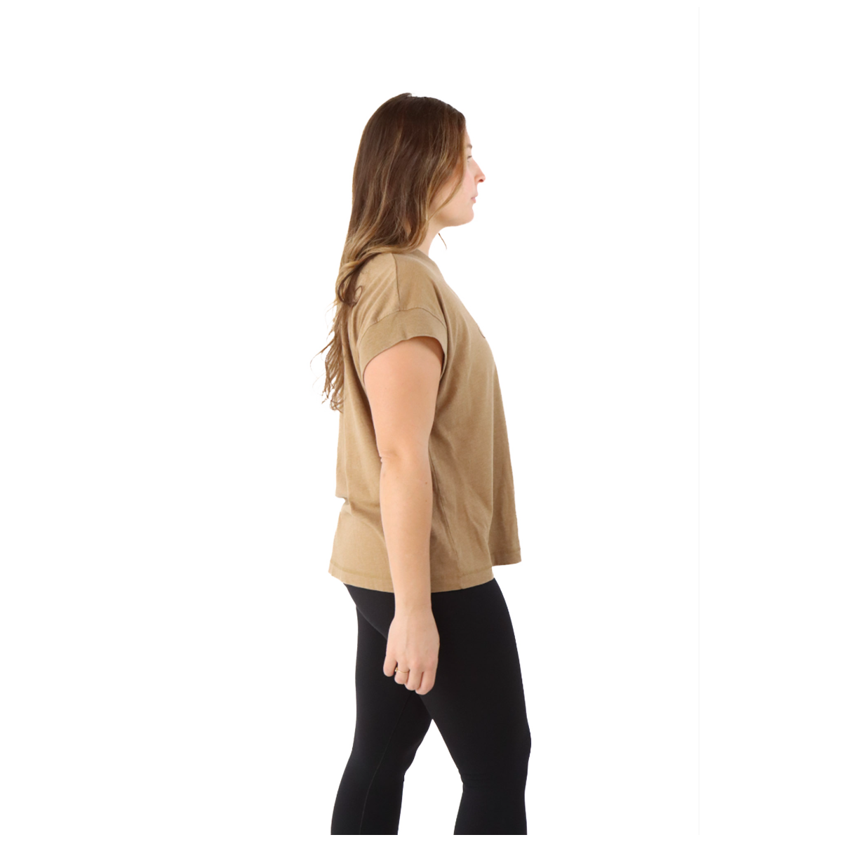 Pep & BB LAT Crop Short Sleeve — Champagne Problems — Size XSmall — Side View