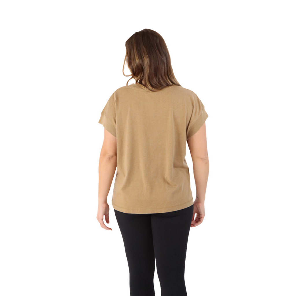 Pep & BB LAT Crop Short Sleeve — Champagne Problems — Size XSmall — Back View