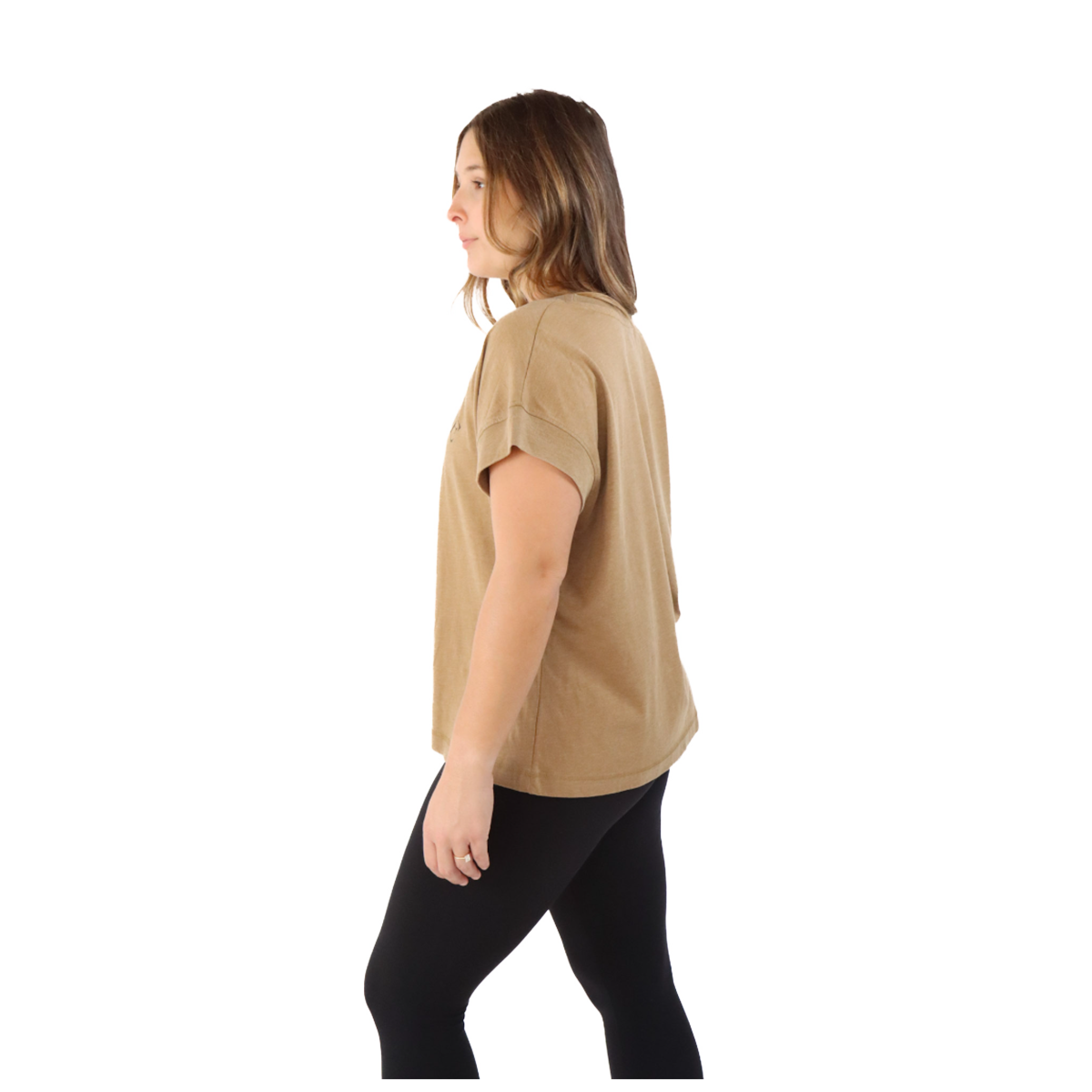 Pep & BB LAT Crop Short Sleeve — Champagne Problems — Size XSmall — Top View
