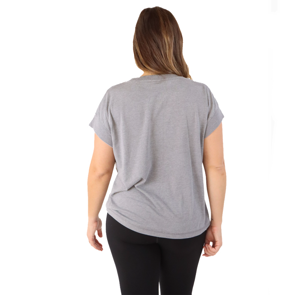 Pep & BB LAT Crop Tank — Long Run Coffee Club — Size XSmall — Top View