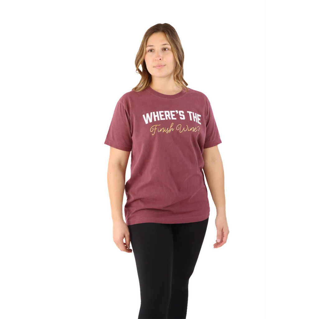 Pep & BB 4810GD Short Sleeve Tee — Wheres The Finish Wine — Size Small — Alternate View 9