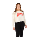 Pep & BB Afx24 Crop Crew — Run Dots — Size XSmall — Front View
