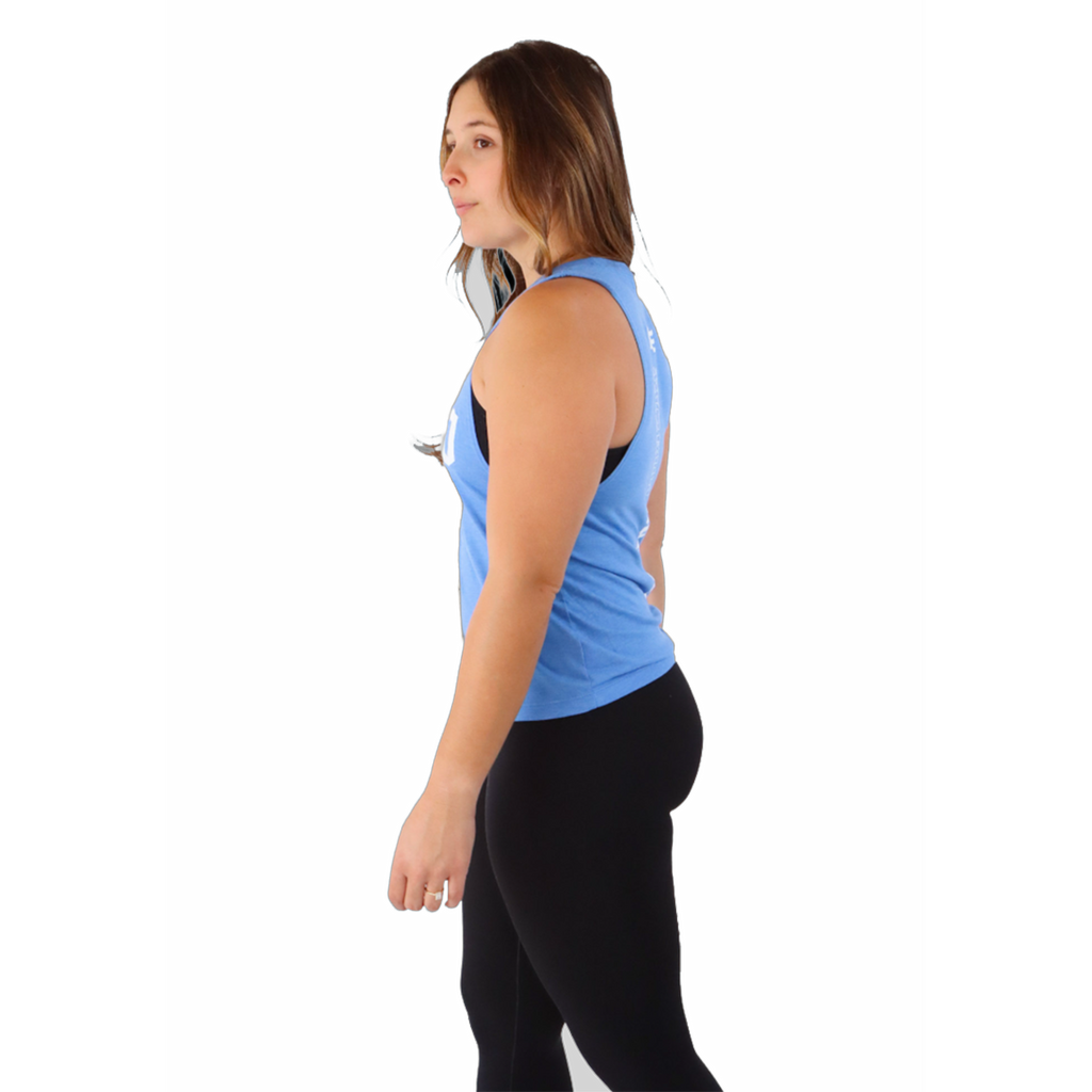 F2R Local Allmade Muscle 2020 — Azure — Size XSmall — Top View