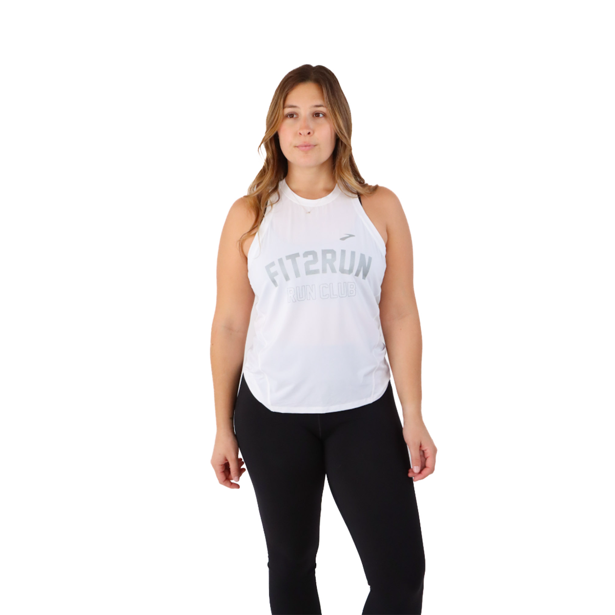 F2R Local Sprint Free Tank — White — Size XSmall — Front View