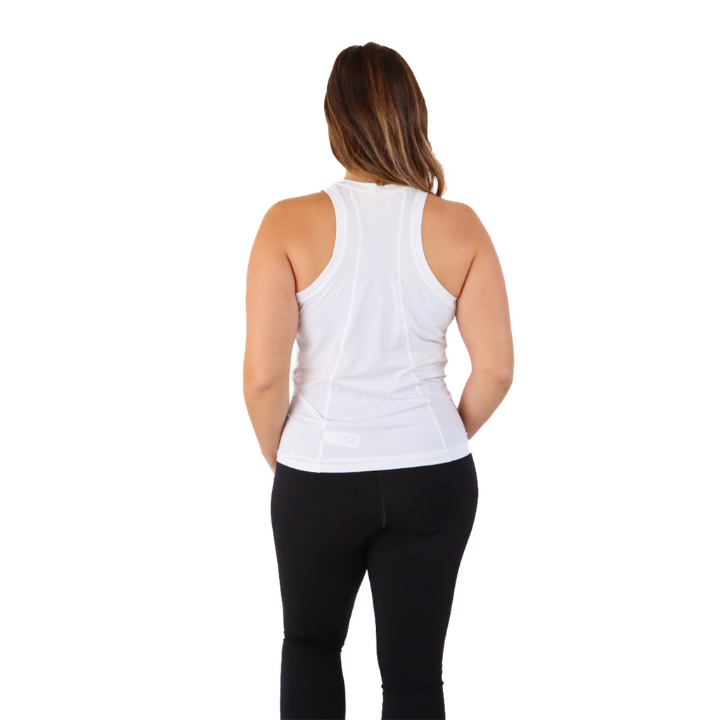 F2R Local Sprint Free Tank — White — Size XSmall — Top View