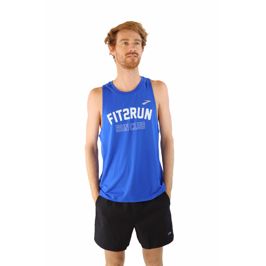 F2R Local Atmosphere Singlet — Blue — Size Small — Front View