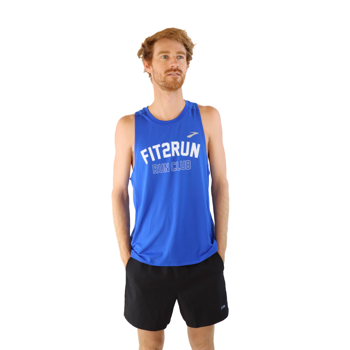 F2R Local Atmosphere Singlet — Blue — Size Small — Front View