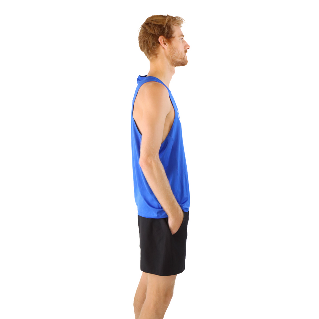 F2R Local Atmosphere Singlet — Blue — Size Small — Back View