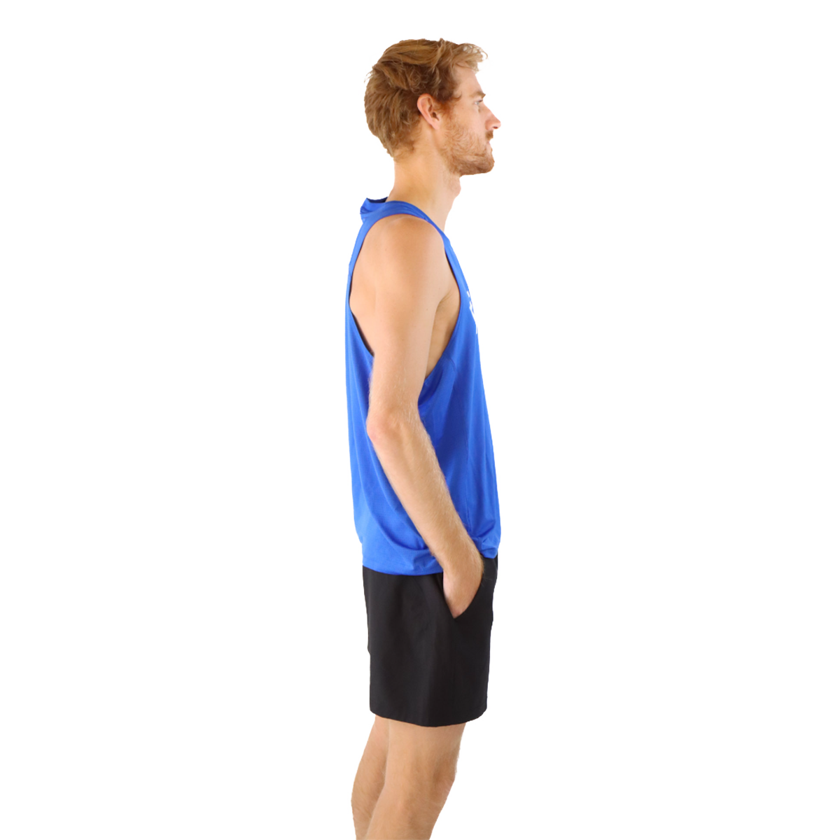 F2R Local Atmosphere Singlet — Blue — Size Small — Back View