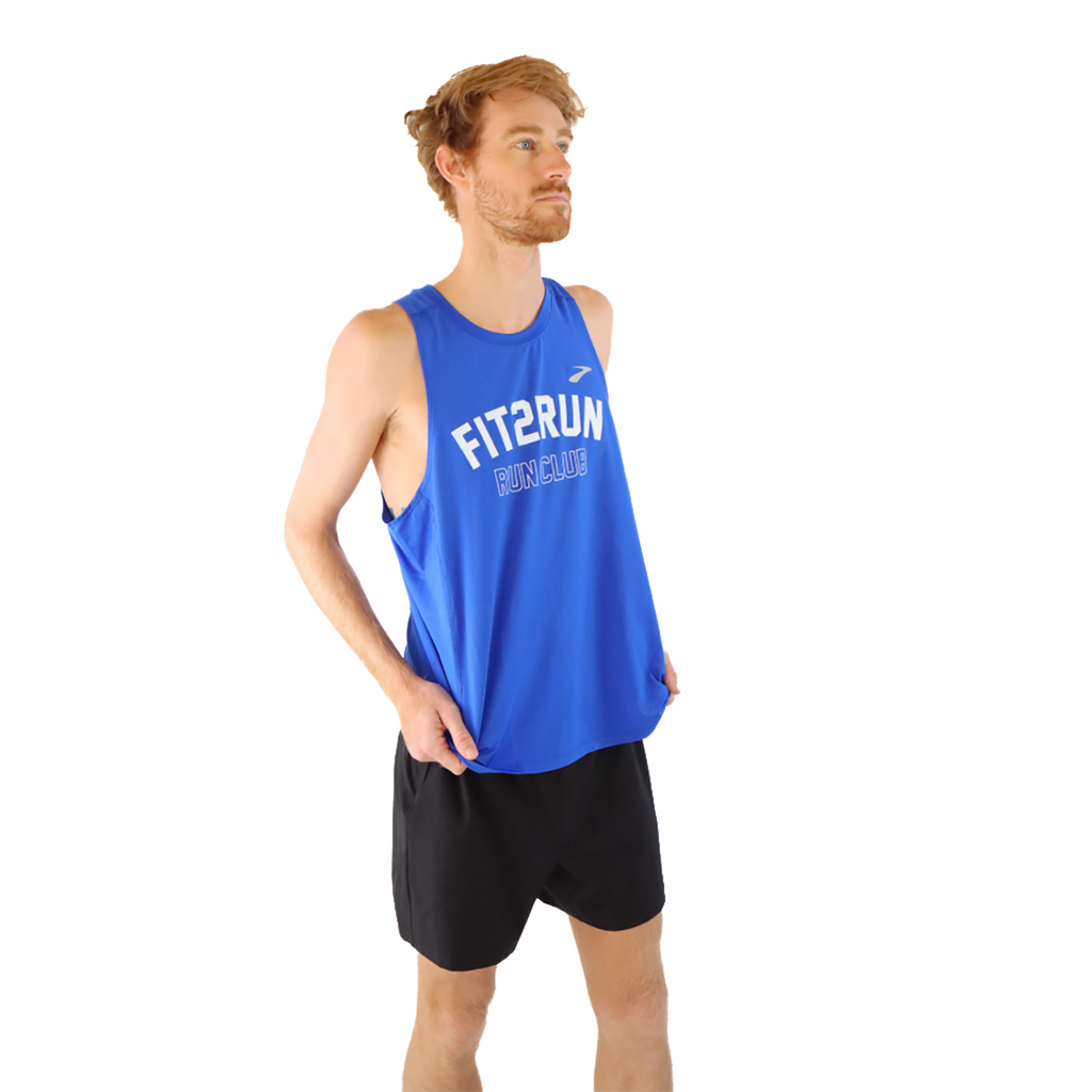 F2R Local Atmosphere Singlet — Blue — Size Small — Side View