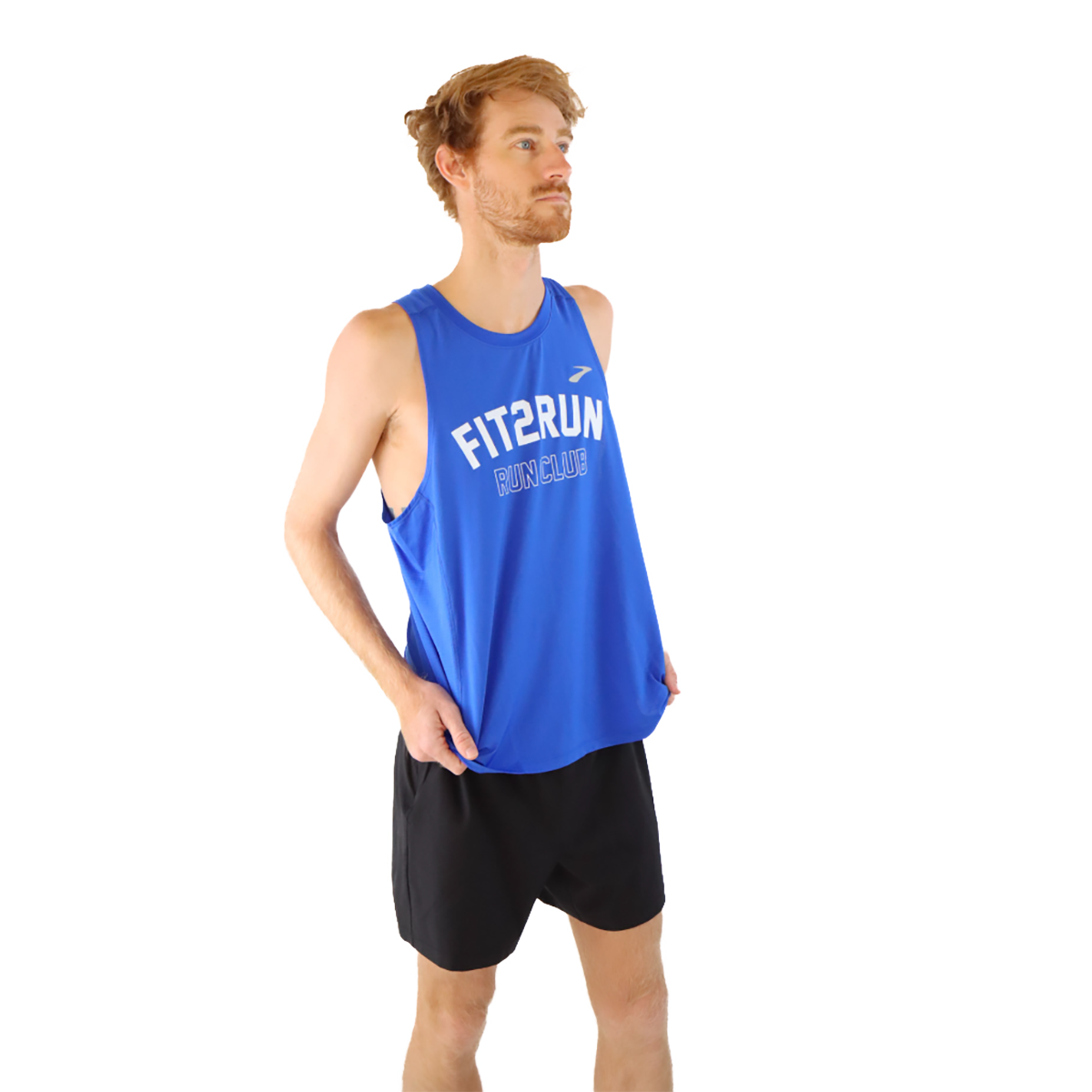 F2R Local Atmosphere Singlet — Blue — Size Small — Side View