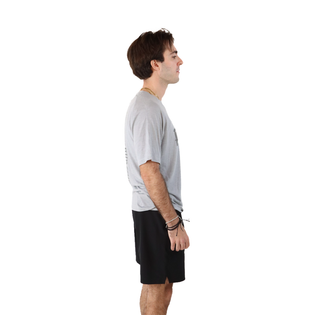 F2R Local Sportec ST400 — Light Heather Grey — Size Small — Back View