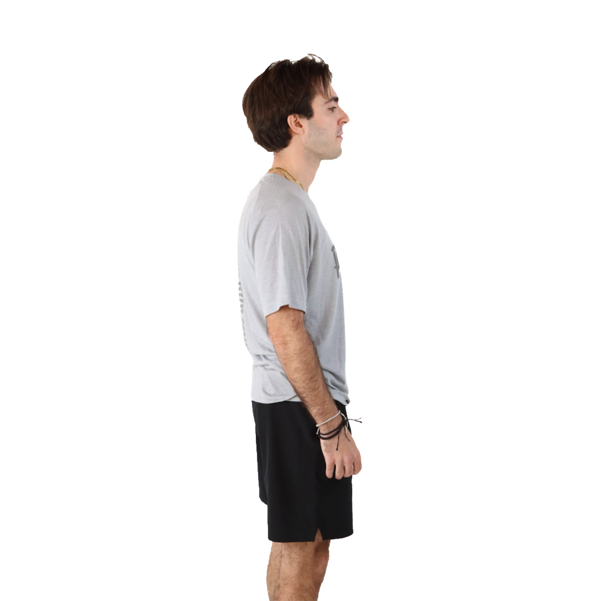 F2R Local Sportec ST400 — Light Heather Grey — Size Small — Back View